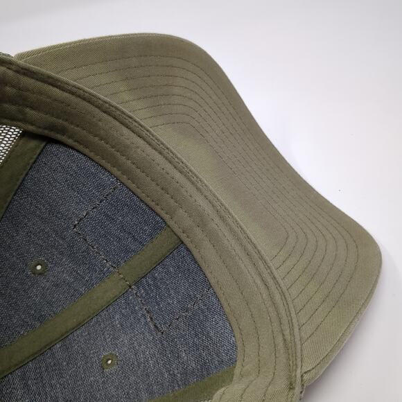 Solo Hunter Snapback Trucker Hat Green L Adjustable Embroidered Richardson - Picture 8 of 10